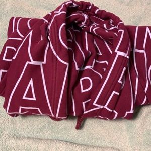 Maroon champion all over hoodie